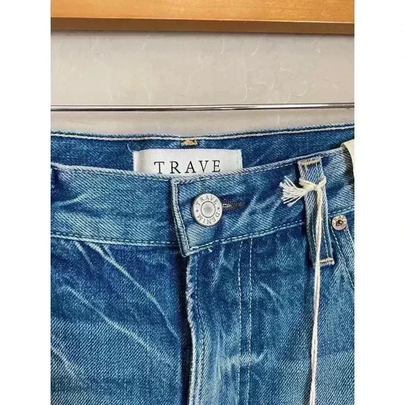 TRAVE Audrey Cropped Wide-Leg Jeans Size 31 - Picture 6 of 13